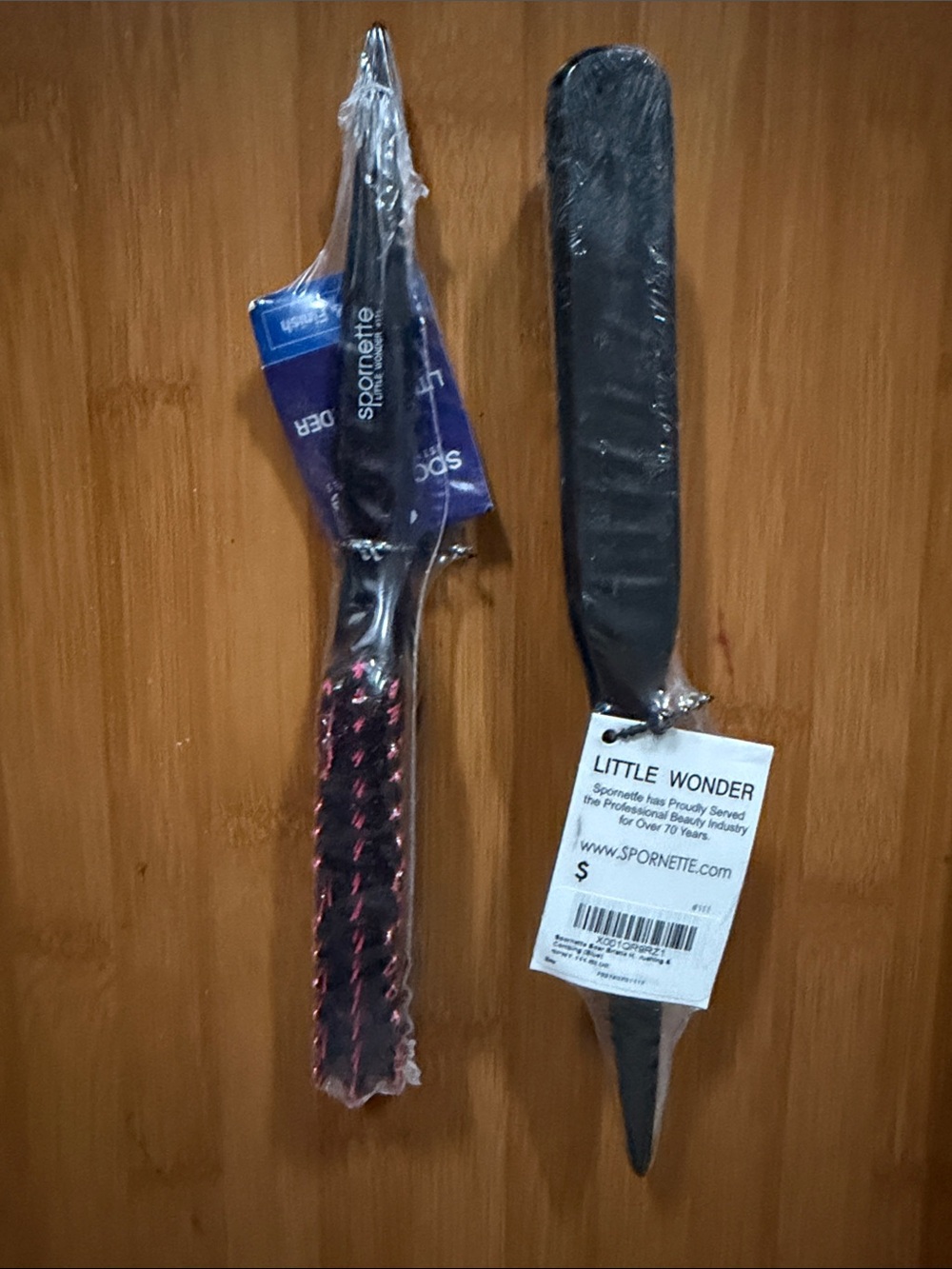 2 Spornette Little Wonder Black Pointed Brushes